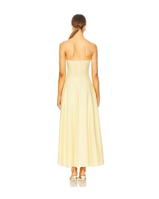 FAVORITE DAUGHTER Metallic The Favorite Linen Dress