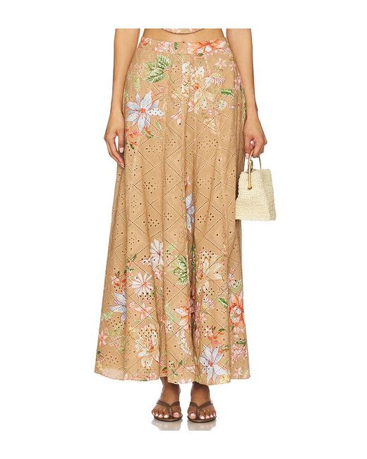 Hemant & Nandita Natural X Revolve Long Skirt