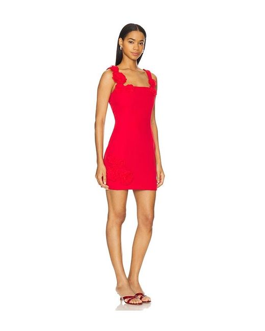 Elliatt Red Trompe Mini Dress