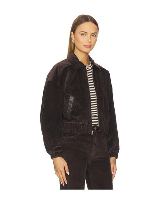 Rag & Bone Black Lara Corduroy Jacket