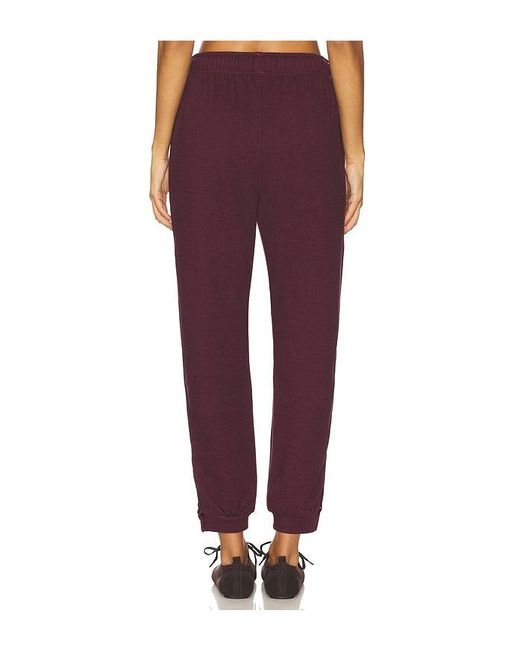 Bobi Red Button Jogger Pant