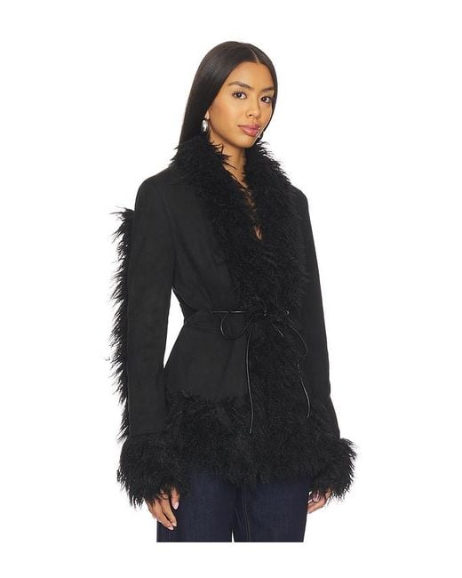 Lioness Black Oui Oui Coat