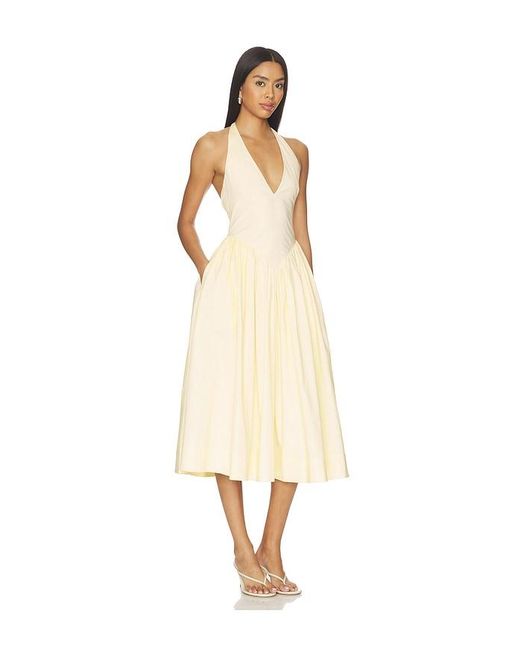 Tularosa Natural Stella Midi Dress