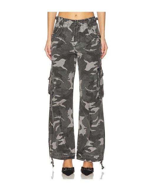 Jaded London Black Trooper Cargo