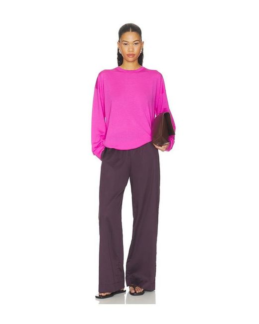 Leset Pink James Oversized Crewneck