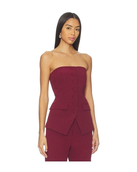 FAVORITE DAUGHTER Red The Dream Phoebe Bustier