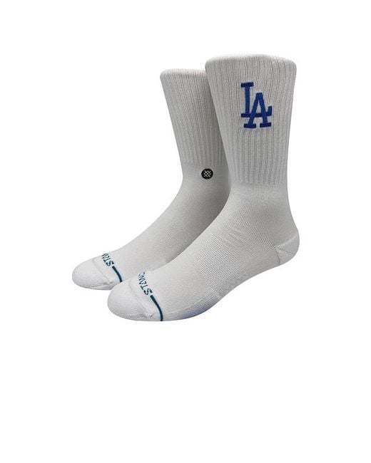 Stance Gray La Dodgers Crest Socks for men
