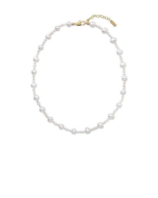 Eliou White Irenko 16 Necklace