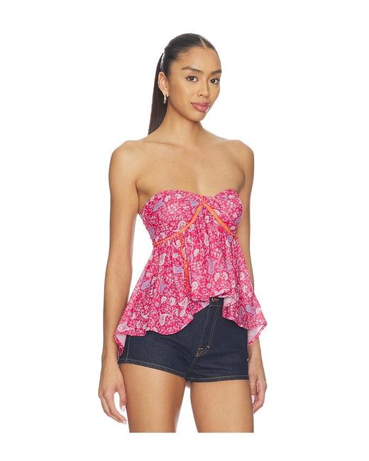 Free People Red Malia Tube