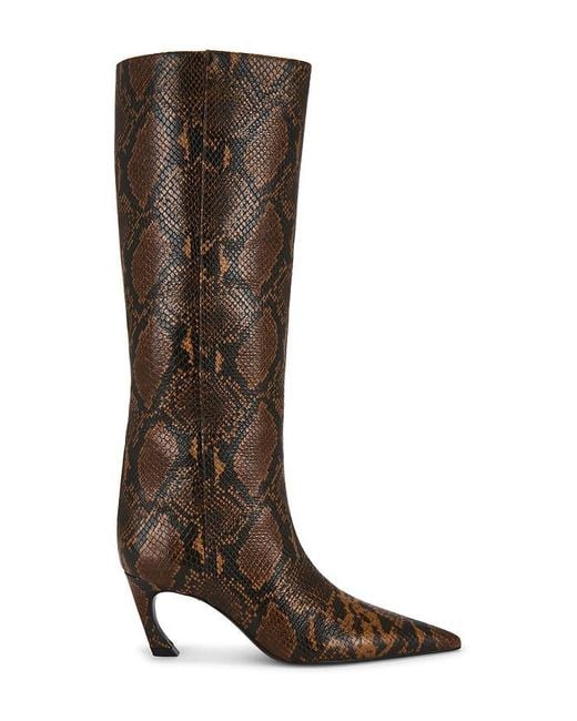 SCHUTZ SHOES Brown Lexi Mid Boot