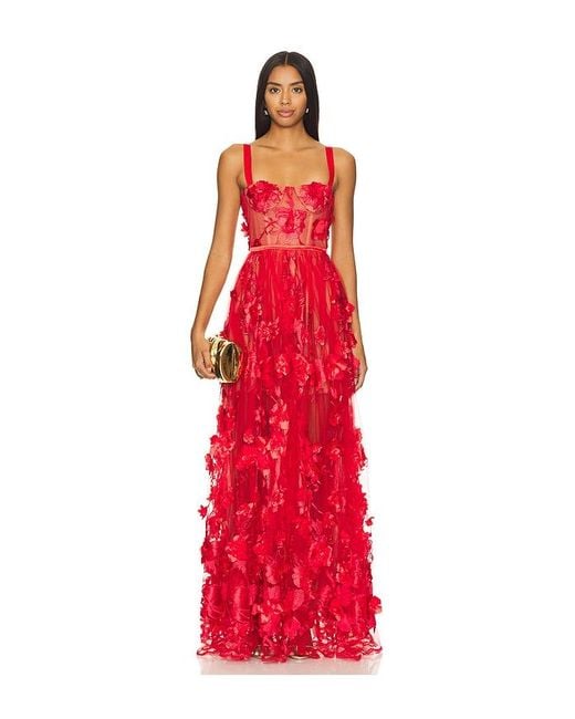 Bronx and Banco Red X Revolve Anastasia Maxi Dress