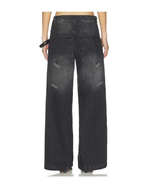 Jaded London Black Fireman Clip Colossus Jeans