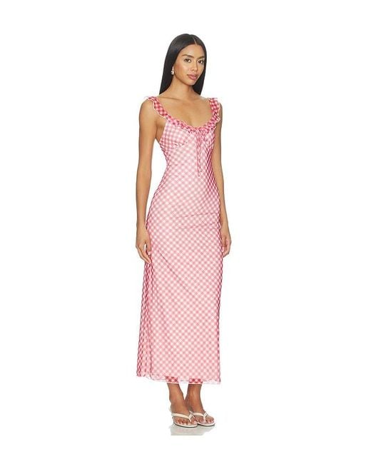 MORE TO COME Pink Brylie Maxi Dress