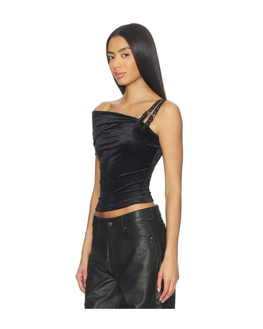 Versace Jeans Couture Black Bustier Top