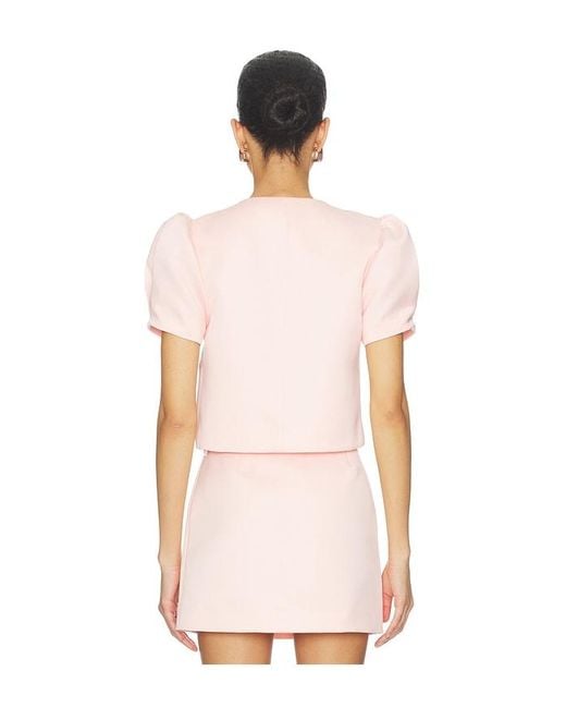 Lovers + Friends Pink Ruby Top