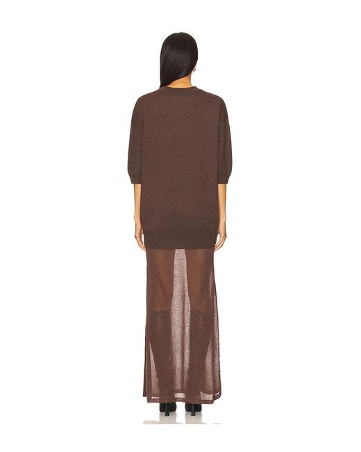 SER.O.YA Brown Arwen Maxi Dress