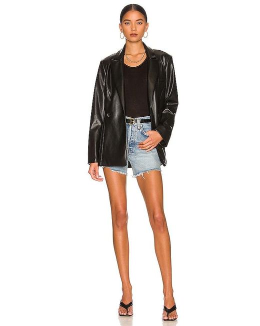 Agolde Blue Parker Long Short