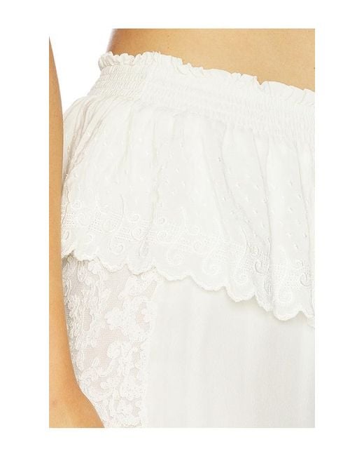 LoveShackFancy White Clyra Pants