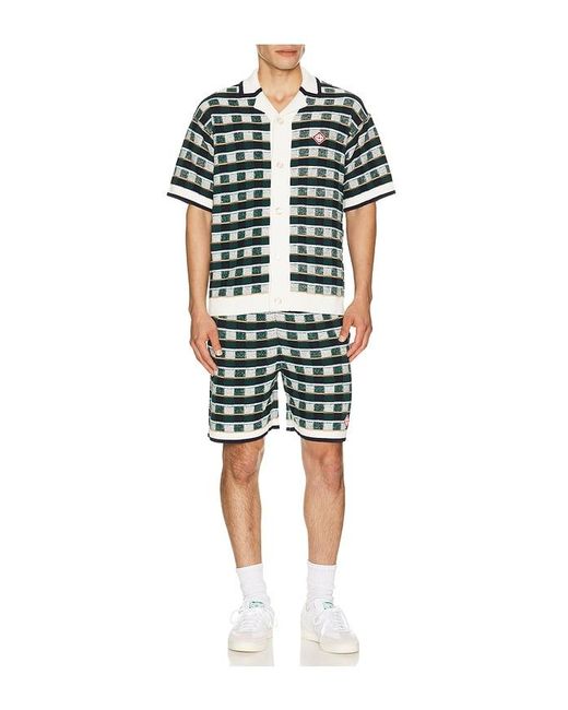 Casablanca Green Mosaic Shirt for men
