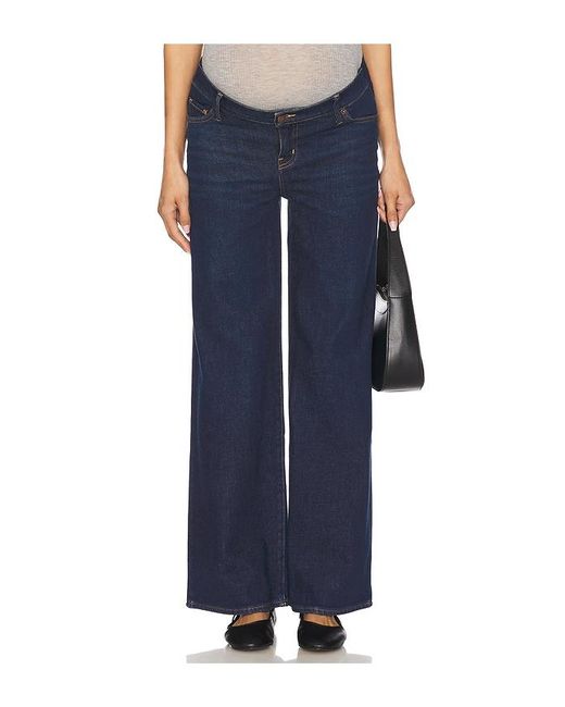 HATCH Maternity ワイドレッグデニム Blue