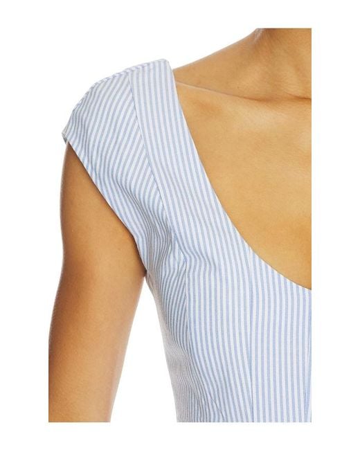 GUIZIO Blue Leila Mini Dress