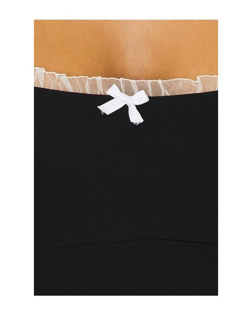 Amanda Uprichard Black Valetta Romper