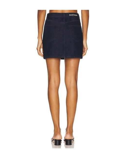 FAVORITE DAUGHTER Blue The Otto Skirt