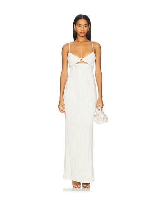 House of Harlow 1960 White Abendkleid Tyler
