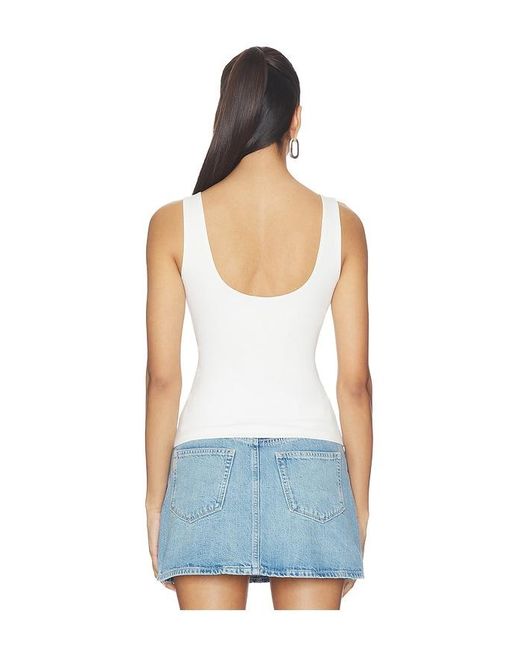 Artless Blue Inez Scoop Tank