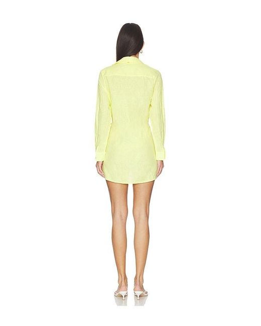 PQ Swim Yellow Lily Cover-Up Dress