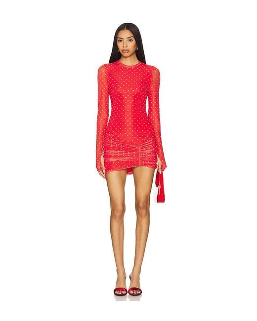 AFRM Red X Revolve Mirza Dress