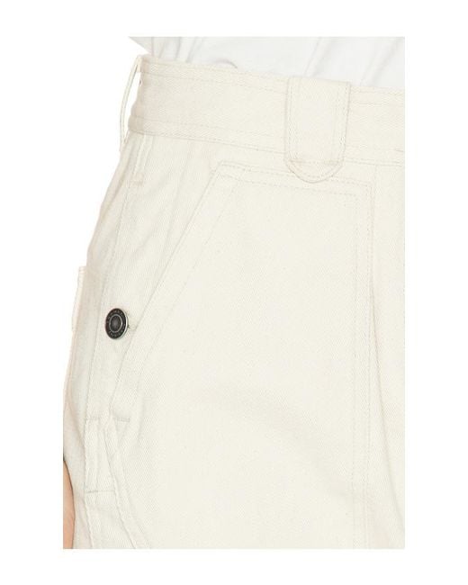 Isabel Marant White Estera Mini Skirt