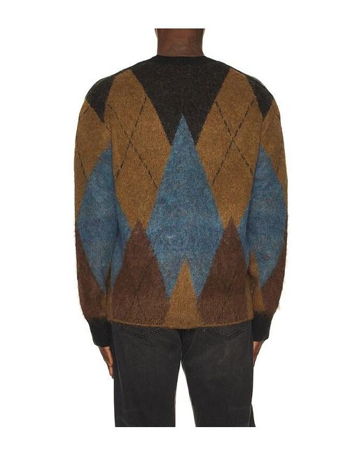 AllSaints Blue Bernie Cardigan for men