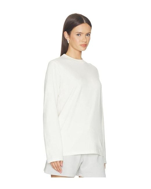Fear Of God White Classic Fit Long Sleeve Tee