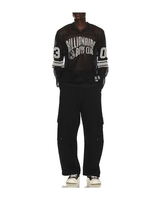 BBCICECREAM Black Zone Long Sleeve Mesh Tee for men