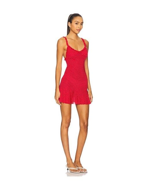 Indah Red Camilla Mini Dress