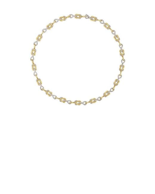 Eddie Borgo Metallic Slipknot Link Necklace