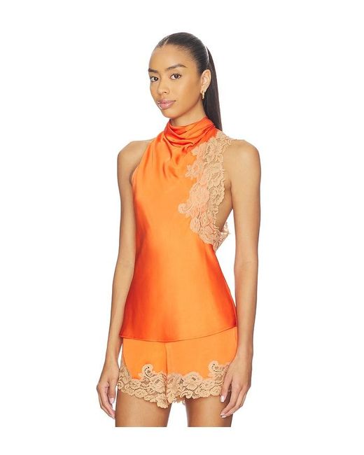 A.L.C. Orange Rose Top