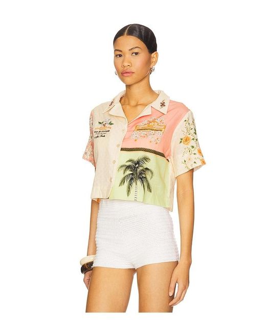 Agua Bendita White Itsy Ete Top
