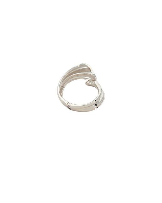 petit moments White Sculpture Cuff
