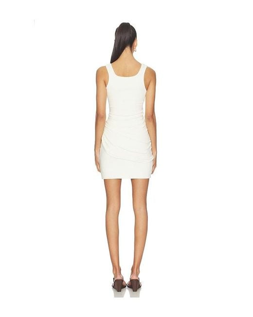 LNA White Seaton Mini Dress