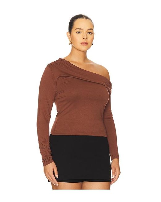 AFRM Brown Bria Top