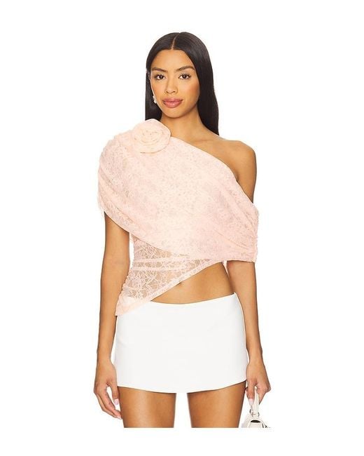 Lovers + Friends White Priscilla Top