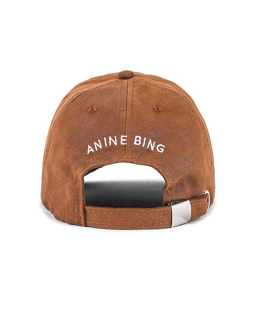 Anine Bing Brown Jeremy Baseball Cap