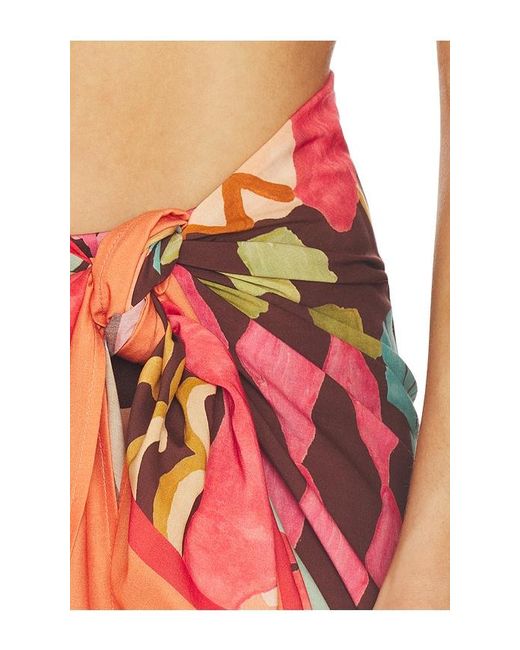 MINKPINK Orange Isola Sarong