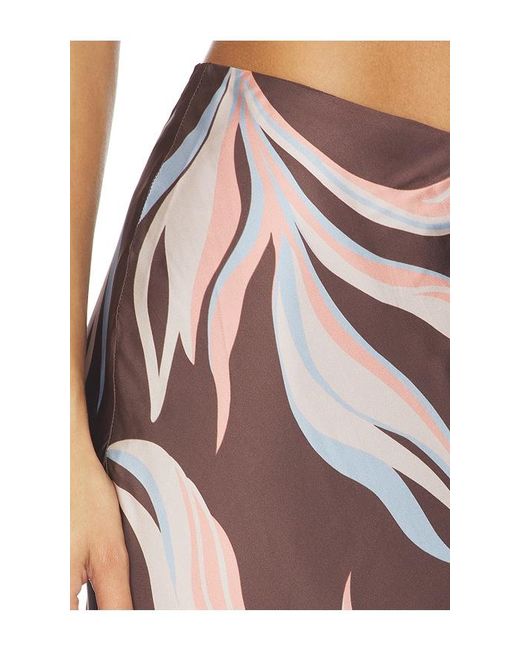 Rococo Sand Brown Floral Maxi Skirt