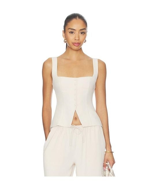 Lovers + Friends Natural Lilith Top