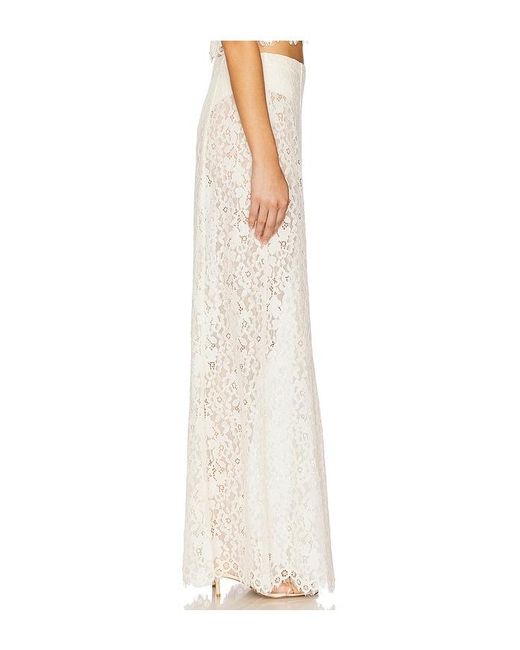 AFRM White Oxford Skirt