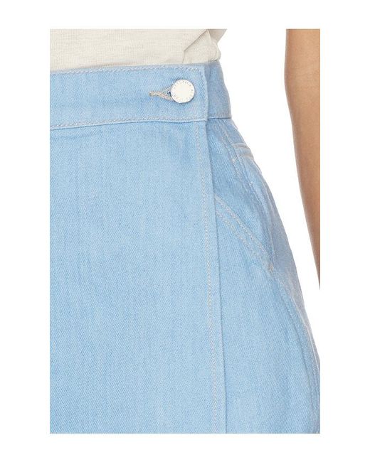 Veronica Beard Blue Phineas Skort