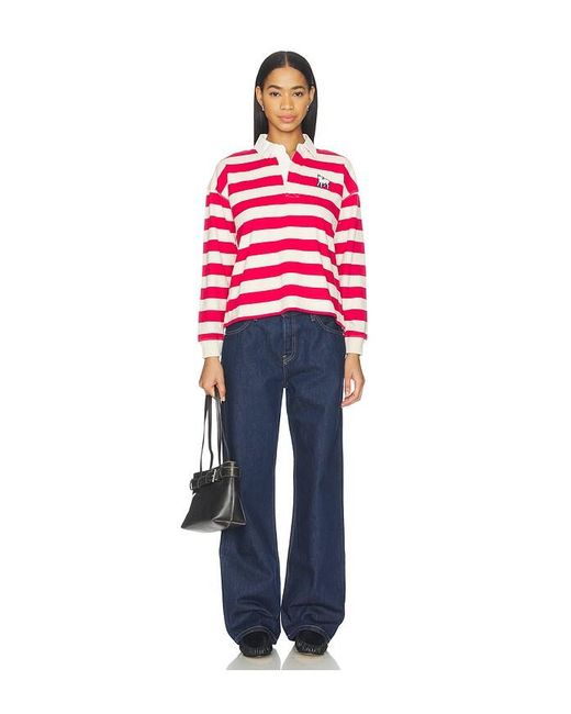 Mother Red The Boxy Match Polo